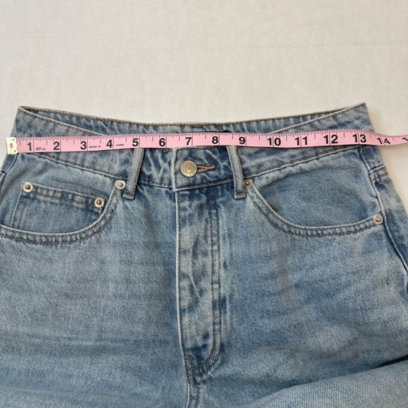 White Fox Come Through Flare Mid Rise Jeans size Small - Picture 8 of 10